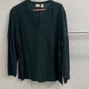 Universal Thread Forest Green Blouse